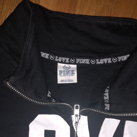 VS PINK Quarter zip sweatshirt - Picture 2 of 2